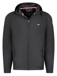Geographical Norway Kurtka przejściowa "Daril" w kolorze czarnym rozmiar: L. Czarne kurtki męskie Geographical Norway, l, bez wzorów, bez kaptura. Za 155.15 zł.