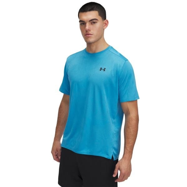 T-Shirt Under Armour Ua Tech Vent Jcqrd Ss Dorosłych. Niebieskie t-shirty męskie Under Armour, s, bez wzorów, bez kołnierzyka. Za 172.80 zł.