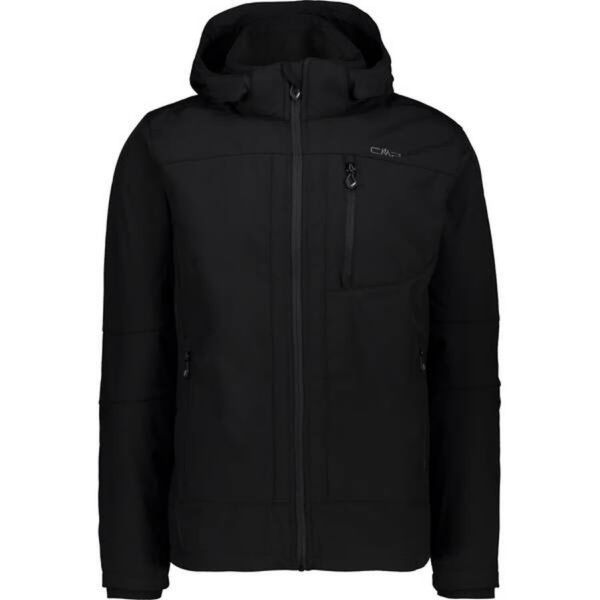 Kurtka softshell męska CMP. Czarne kurtki męskie CMP, m, bez wzorów, z softshellu, sportowe, bez kaptura. Za 314.99 zł.