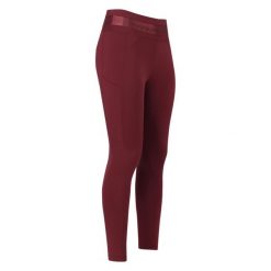 Damskie legginsy jeździeckie z pełną przyczepnością Euro-Star Ares. Brązowe legginsy damskie EURO-STAR, s, z aplikacjami, z materiału. Za 440.50 zł.