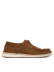 Birkenstock Półbuty Pasadena 1030852 Brązowy. Brązowe półbuty męskie Birkenstock, ze skóry, bez zapięcia. Za 649.99 zł.