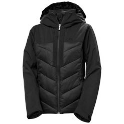 Kurtka narciarska damska Helly Hansen W Bellissimo. Czarne kurtki damskie Helly Hansen, m, bez wzorów, z futra, bez kaptura. Za 1,359.00 zł.