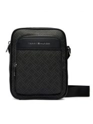Tommy Hilfiger Saszetka Th Flag Monogram Mini Reporter AM0AM14138 Czarny. Czarne saszetki męskie Tommy Hilfiger, ze skóry. Za 369.99 zł.