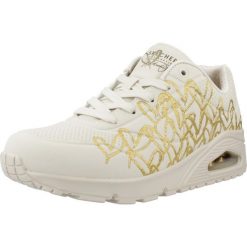 Tenisówki Skechers Model Uno - Golden Heart Kolor Biały. Białe trampki i tenisówki damskie Skechers, bez wzorów, z materiału. Za 466.00 zł.