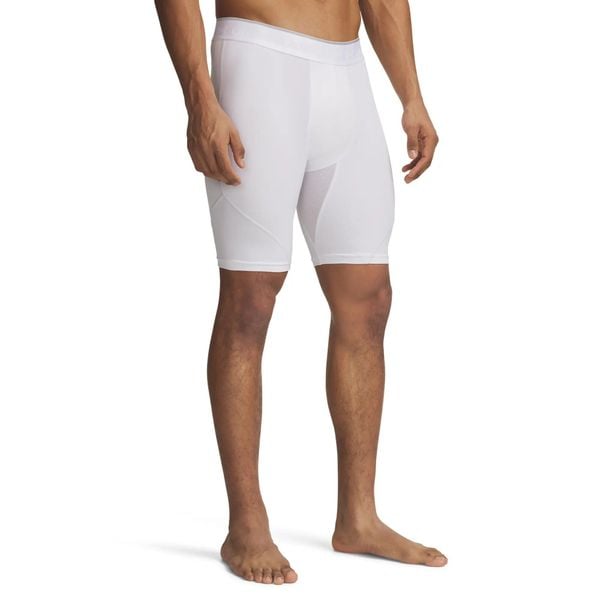 Szorty Under Armour HeatGear® Elite. Białe szorty męskie Under Armour, l, z elastanu, na fitness i siłownię. Za 189.50 zł.