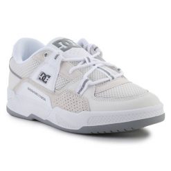 Buty DC Shoes Construct ADYS100822-OW białe. Białe buty sportowe na co dzień męskie z materiału, bez zapięcia. Za 544.84 zł.