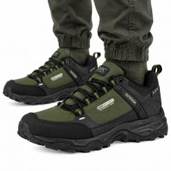 Buty męskie sportowe trekkingowe DK PREDATOR LOW SOFTSHELL. Czarne buty trekkingowe męskie DK, z jeansu, bez zapięcia, trekkingowe. Za 190.00 zł.