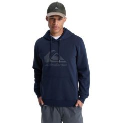 Bluza z kapturem dla Mężczyzn COMP LOGO Czarny. Niebieskie bluzy z kapturem męskie Quiksilver, m, z bawełny. Za 299.99 zł.