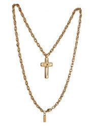 U.S. Polo Assn. Pozłacany naszyjnik z zawieszką - dł. 55 cm rozmiar: onesize. Żółte biżuteria dla mężczyzn U.S. Polo Assn., pozłacane. Za 104.99 zł.