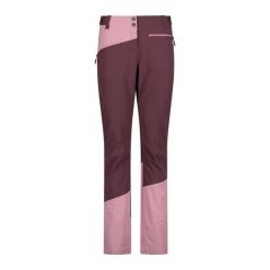 Spodnie trekkingowe damskie CMP. Fioletowe spodnie sportowe damskie CMP, m, z elastanu, trekkingowe. Za 229.99 zł.