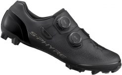 Rower szosowy - buty kolarskie SH-XC903 S-PHYRE WIDE, czarne. Czarne buty wizytowe męskie SHIMANO, z gumy, bez zapięcia. Za 1,781.05 zł.