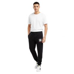 Spodnie turystyczne męskie The North Face Fine box dresowe. Czarne spodnie dresowe męskie The North Face, na lato, bez wzorów, z bawełny. Za 249.55 zł.
