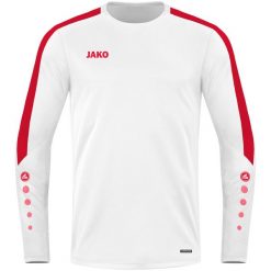 Kurtka z dresu Jako Power. Białe szorty męskie Jako, bez wzorów, z dresówki, eleganckie. Za 262.50 zł.