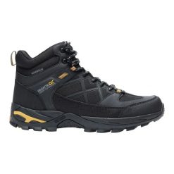 Męskie buty trekkingowe Samaris III. Czarne buty trekkingowe męskie Regatta, z materiału, bez zapięcia, trekkingowe. Za 515.00 zł.