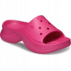 Klapki Dla Dorosłych Crocs Bae Slide. Żółte klapki i japonki męskie Crocs, z materiału. Za 191.99 zł.