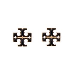 Kolczyki Tory Burch. Czarne kolczyki damskie Tory Burch. Za 544.99 zł.