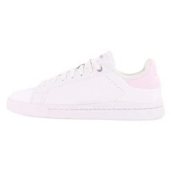 Damskie buty sportowe podwyższony design COURT SILK SHOES. Białe obuwie trekkingowe damskie Adidas. Za 304.85 zł.