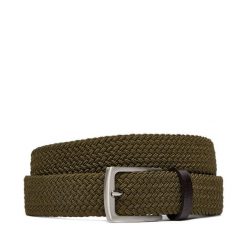 Pasek Męski Aeronautica Militare. Zielone paski męskie AERONAUTICA MILITARE, bez wzorów. Za 289.99 zł.