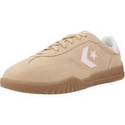 Buty CONVERSE RUN STAR TRAINER OX Jasnobrązowy. Brązowe buty sportowe na co dzień damskie Converse, bez wzorów, ze skóry. Za 387.99 zł.