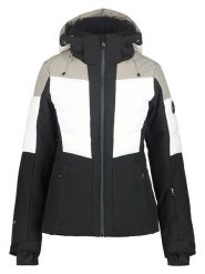 Icepeak Kurtka narciarska "Florala" w kolorze beżowo-biało-czarnym rozmiar: 38. Białe kurtki narciarskie i snowboardowe damskie ICEPEAK, m, bez wzorów, z materiału, bez kaptura, narciarskie. Za 545.19 zł.