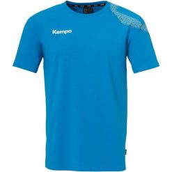 Koszulka Kempa Core 26. Niebieskie bluzki sportowe damskie KEMPA, m, z materiału, bez kołnierzyka, bez ramiączek. Za 127.50 zł.