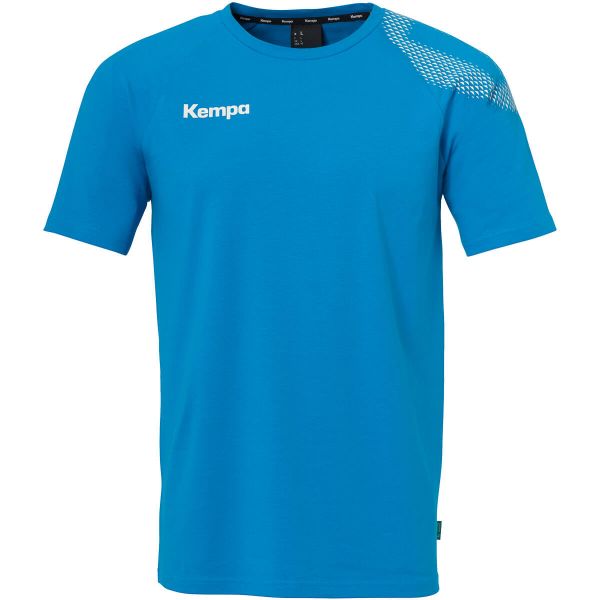 Koszulka Kempa Core 26. Niebieskie bluzki sportowe damskie KEMPA, m, z materiału, bez kołnierzyka, bez ramiączek. Za 127.50 zł.