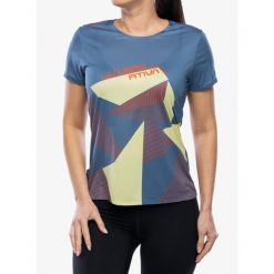 Koszulka wspinaczkowa damska La Sportiva Comp T-Shirt. Niebieskie bluzki sportowe damskie La Sportiva, bez wzorów, bez ramiączek. Za 203.99 zł.