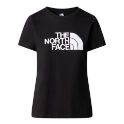 The North Face Koszulka S/S Easy Nf0A87N6Jk3. Czarne t-shirty damskie The North Face, s, bez wzorów, bez kołnierzyka. Za 87.99 zł.