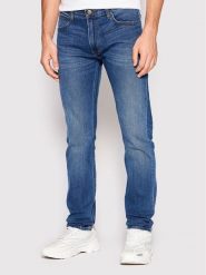 Lee Jeansy Luke L719AKIG 112318933 Niebieski Slim Tapered Fit. Niebieskie jeansy męskie Lee. Za 249.99 zł.