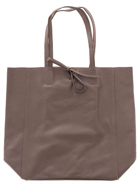 Zwillingsherz Skórzany shopper bag w kolorze brązowym - 40 x 45 cm rozmiar: onesize. Brązowe shopper bag damskie Zwillingsherz, bez wzorów, z materiału, na ramię, bez dodatków. Za 159.95 zł.
