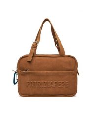 Patrizia Pepe Torebka 2B0125/L152P Brązowy. Brązowe torebki klasyczne damskie Patrizia Pepe, bez wzorów, ze skóry, bez dodatków. Za 919.99 zł.
