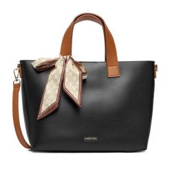 Torebka Lasocki. Czarne torebki klasyczne damskie Lasocki, bez wzorów, bez dodatków. Za 199.99 zł.