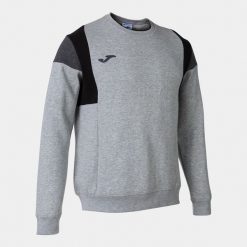 Bluza sportowa męska Joma Confort. Czarne bluzy sportowe męskie Joma, bez wzorów, sportowe, bez kołnierzyka, bez ramiączek. Za 196.99 zł.
