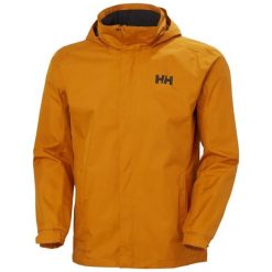 Kurtka wodoodporna Helly Hansen Dubliner. Żółte kurtki męskie Helly Hansen, xl, bez wzorów, z materiału, bez kaptura. Za 510.50 zł.