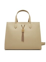 Valentino Torebka Divina VBS1R414G Beżowy. Brązowe torebki klasyczne damskie Valentino, bez wzorów, ze skóry, bez dodatków. Za 309.99 zł.