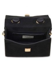 Clarks Skórzana torebka "Roslyn Ritzy" w kolorze czarnym - 18 x 15 x 6,5 cm rozmiar: onesize. Czarne torebki klasyczne damskie Clarks, bez wzorów, z materiału, bez dodatków. Za 201.55 zł.