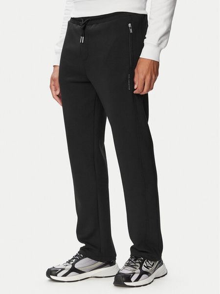 KARL LAGERFELD Spodnie dresowe 705007 563902 Czarny Regular Fit. Czarne spodnie dresowe męskie Karl Lagerfeld, bez wzorów, z dresówki. Za 619.99 zł.