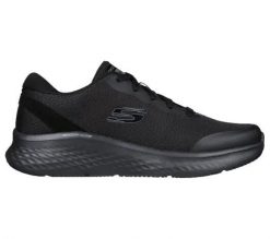 Skechers 232591/BBK Skech-lite Pro Męskie Trampki Niskie. Czarne trampki i tenisówki męskie Skechers, bez wzorów, z materiału, bez zapięcia. Za 289.99 zł.