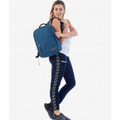 Plecak Givova City Royal Jeans - Styl i Funkcjonalność. Niebieskie plecaki damskie Givova, bez wzorów, z jeansu. Za 170.99 zł.