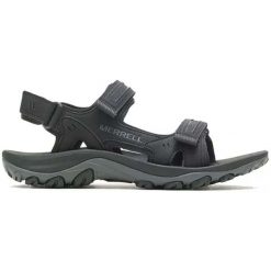 Sandały męskie Merrell Huntington Sport Convert. Czarne sandały męskie MERRELL, z syntetyku, bez zapięcia. Za 379.99 zł.