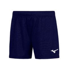 Szorty damskie Mizuno Team Trad Soukyu. Niebieskie szorty damskie Mizuno, bez wzorów, z materiału, eleganckie. Za 117.00 zł.