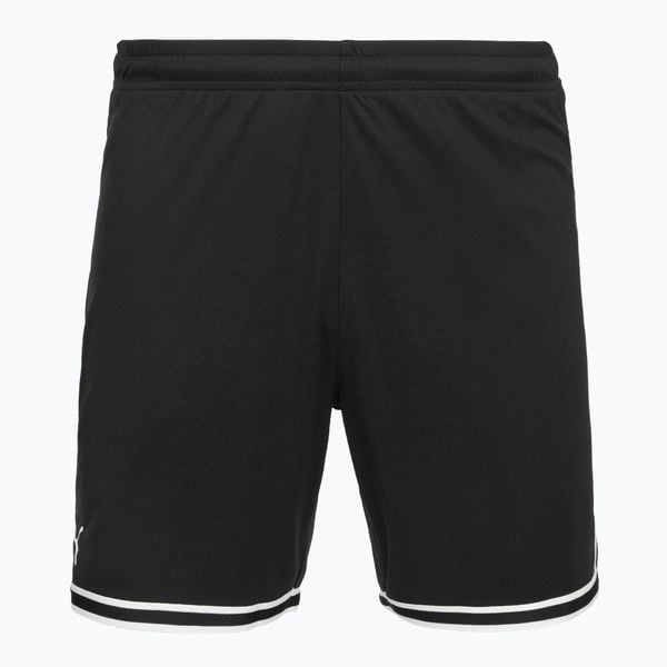 Spodenki koszykarskie męskie PUMA Hoops Team Game. Czarne szorty męskie Puma, z materiału, bez kołnierzyka. Za 108.99 zł.