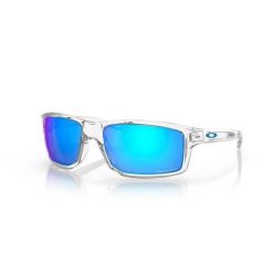 Okulary przeciwsłoneczne szklane Oakley Gibston Prizm. Niebieskie okulary przeciwsłoneczne męskie Oakley, z materiału. Za 709.70 zł.