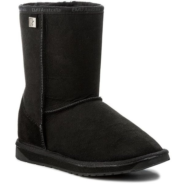 Śniegowce EMU Australia. Czarne buty zimowe męskie Emu Australia, bez zapięcia. Za 864.99 zł.