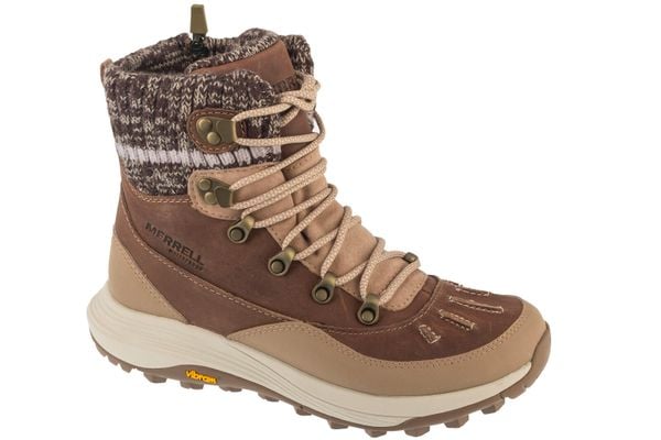 Buty trekkingowe damskie, Siren 4 Thermo Mid Zip WP. Brązowe obuwie do biegania damskie MERRELL. Za 699.99 zł.