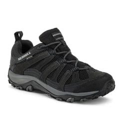 Buty turystyczne męskie Merrell Alverstone 2 GTX. Czarne buty trekkingowe męskie MERRELL, bez zapięcia, trekkingowe. Za 469.99 zł.