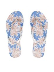 Roxy Japonki ARJL100870 Niebieski. Niebieskie klapki damskie Roxy, bez wzorów, z tworzywa sztucznego, bez obcasa. Za 99.99 zł.