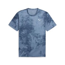 Męska koszulka TAD ESSENTIALS AOP PUMA. Czarne t-shirty sportowe męskie Puma, m, z materiału, bez ramiączek, do biegania. W wyprzedaży za 89.00 zł.