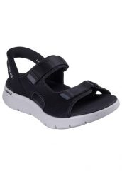 Sandały SKECHERS SLIP-INS GO WALK FLEX Czarny. Czarne sandały męskie Skechers, z materiału, bez zapięcia. Za 298.99 zł.