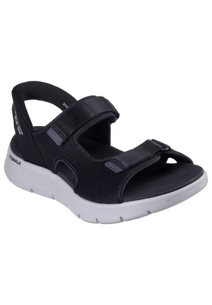Sandały SKECHERS SLIP-INS GO WALK FLEX Czarny. Czarne sandały męskie Skechers, z materiału, bez zapięcia. Za 296.99 zł.
